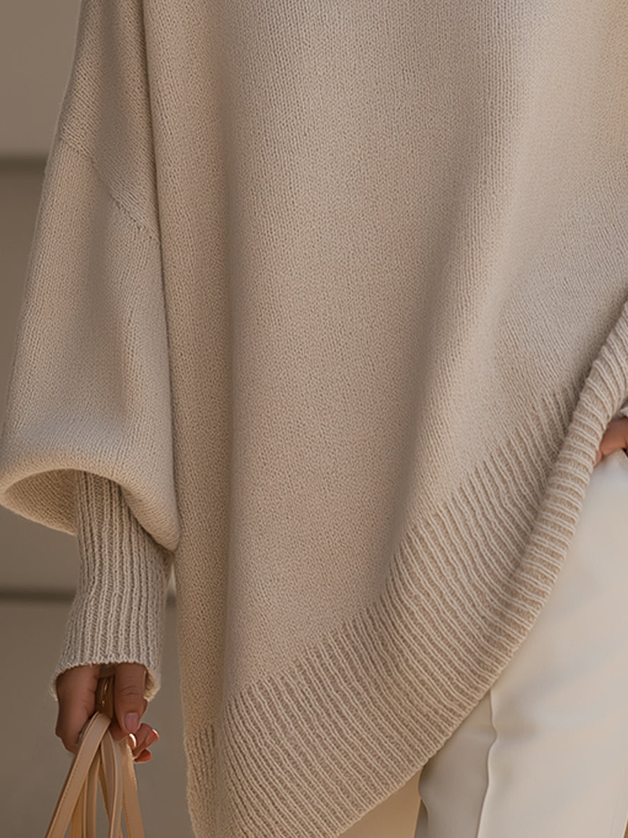Women's Oversized Wool-Blend Sweater