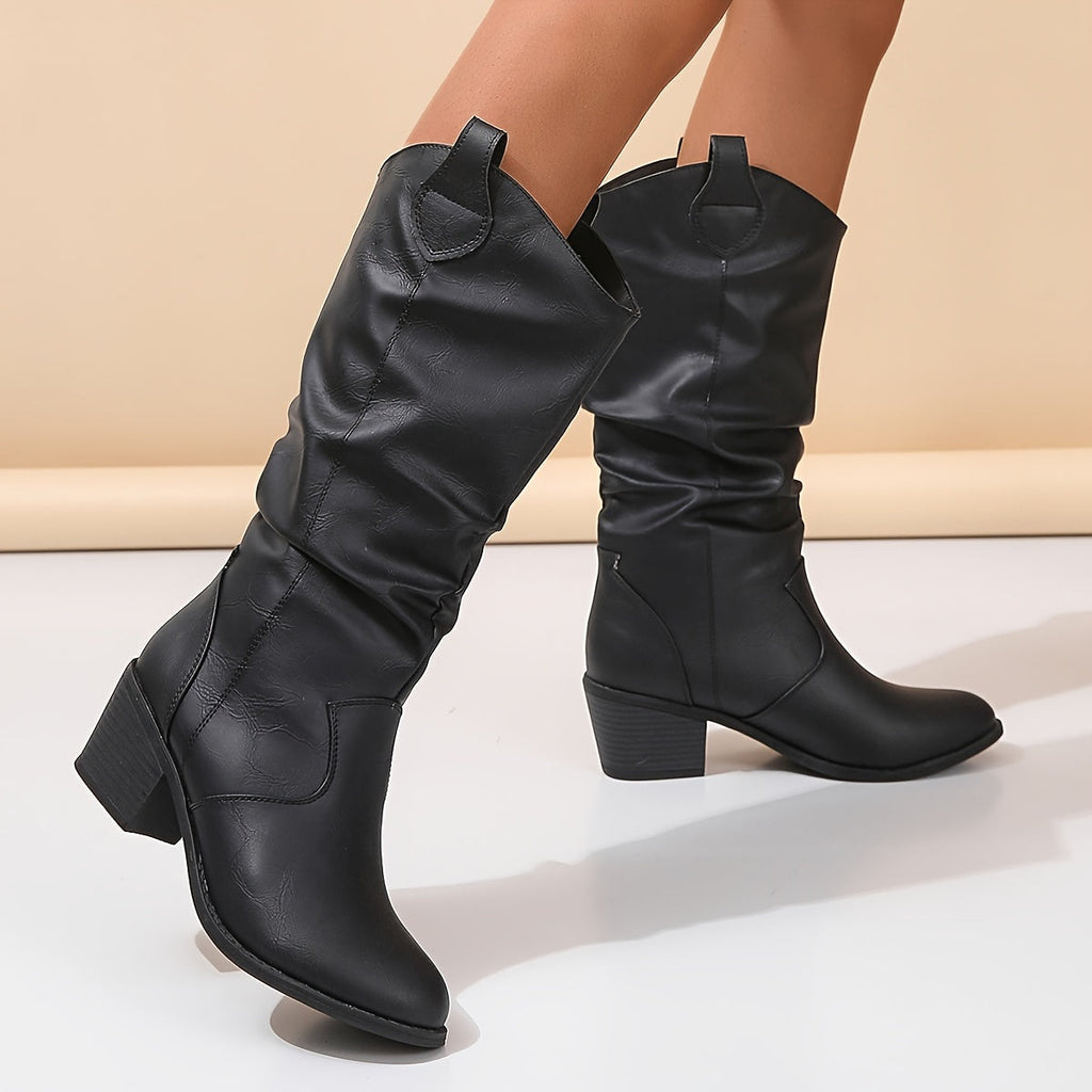 Women's Wide Calf Western Cowboy Boots