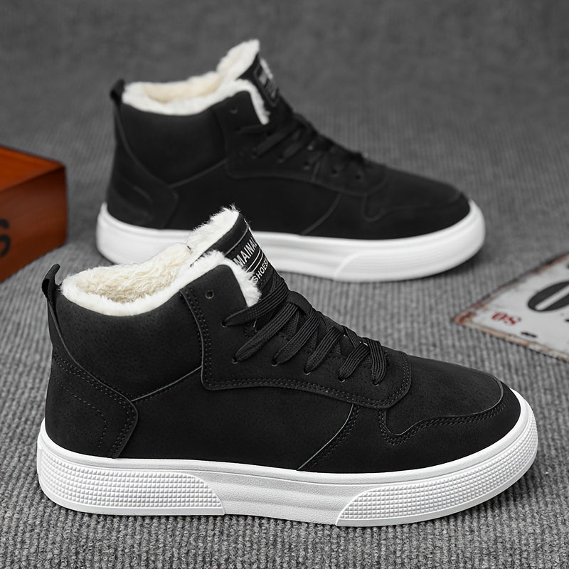Women's Warm-Lined Mid-Top Lace-Up Sneakers