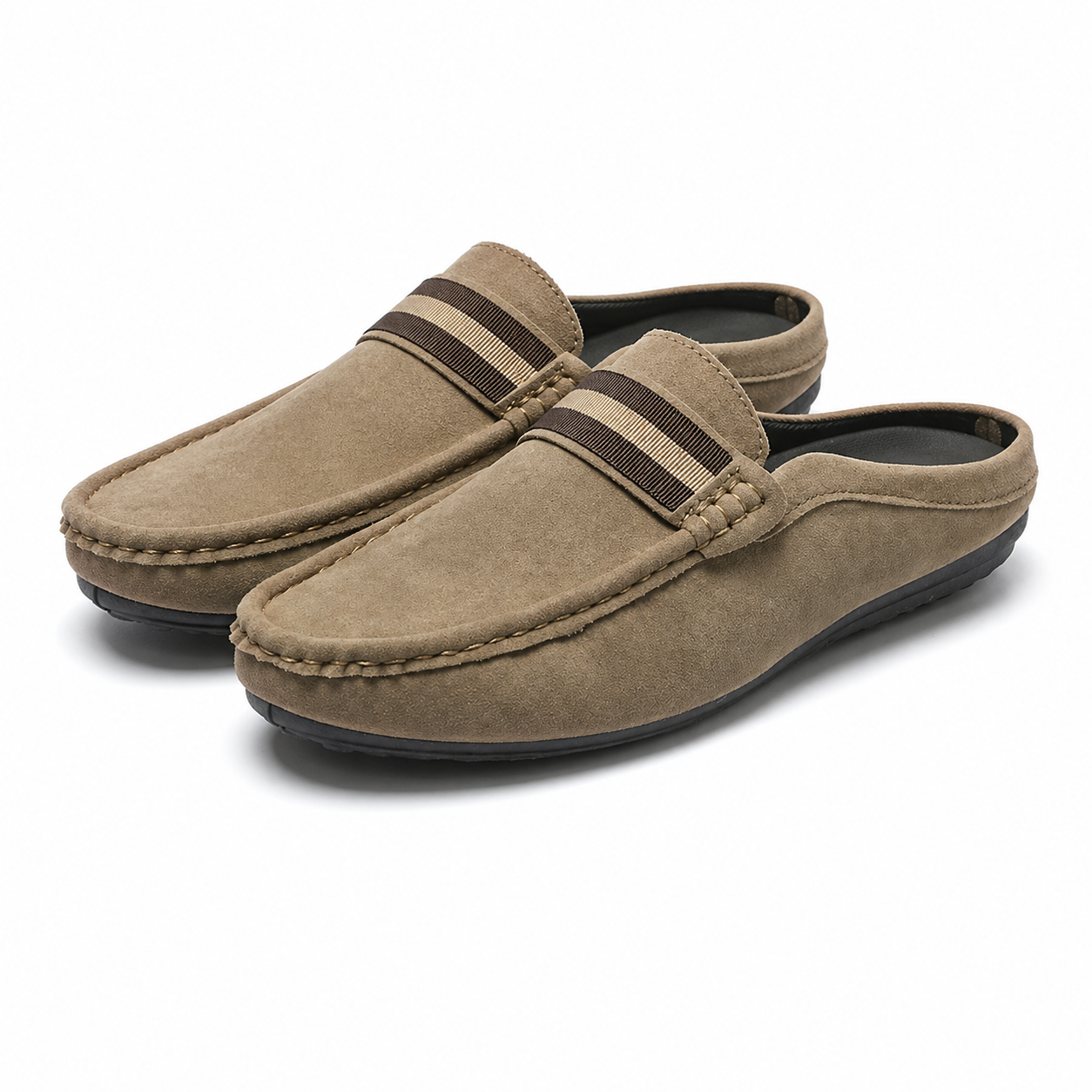 Men's Open-Heel Slip-On Loafers