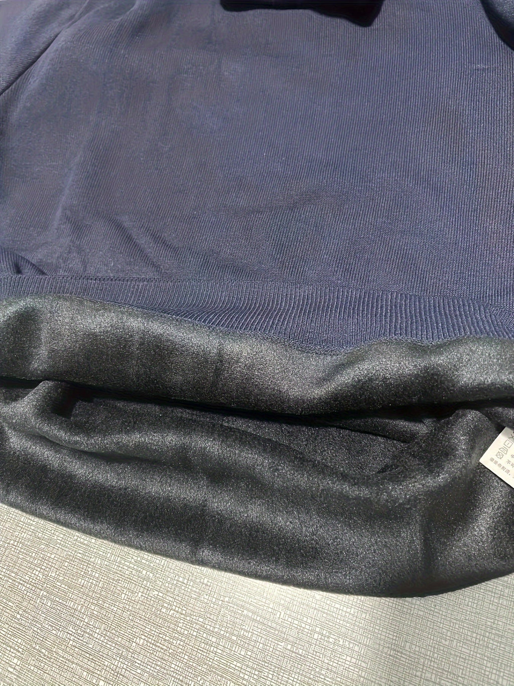 Men's Lined Roll Neck Pullover Sweater