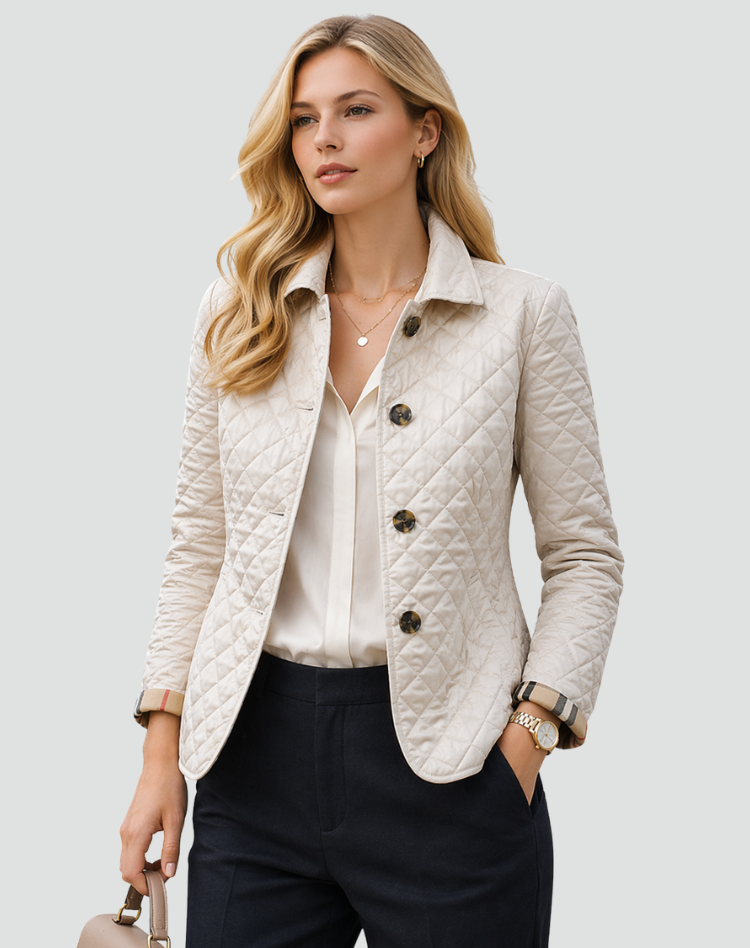 Women’s Quilted Button-Front Jacket
