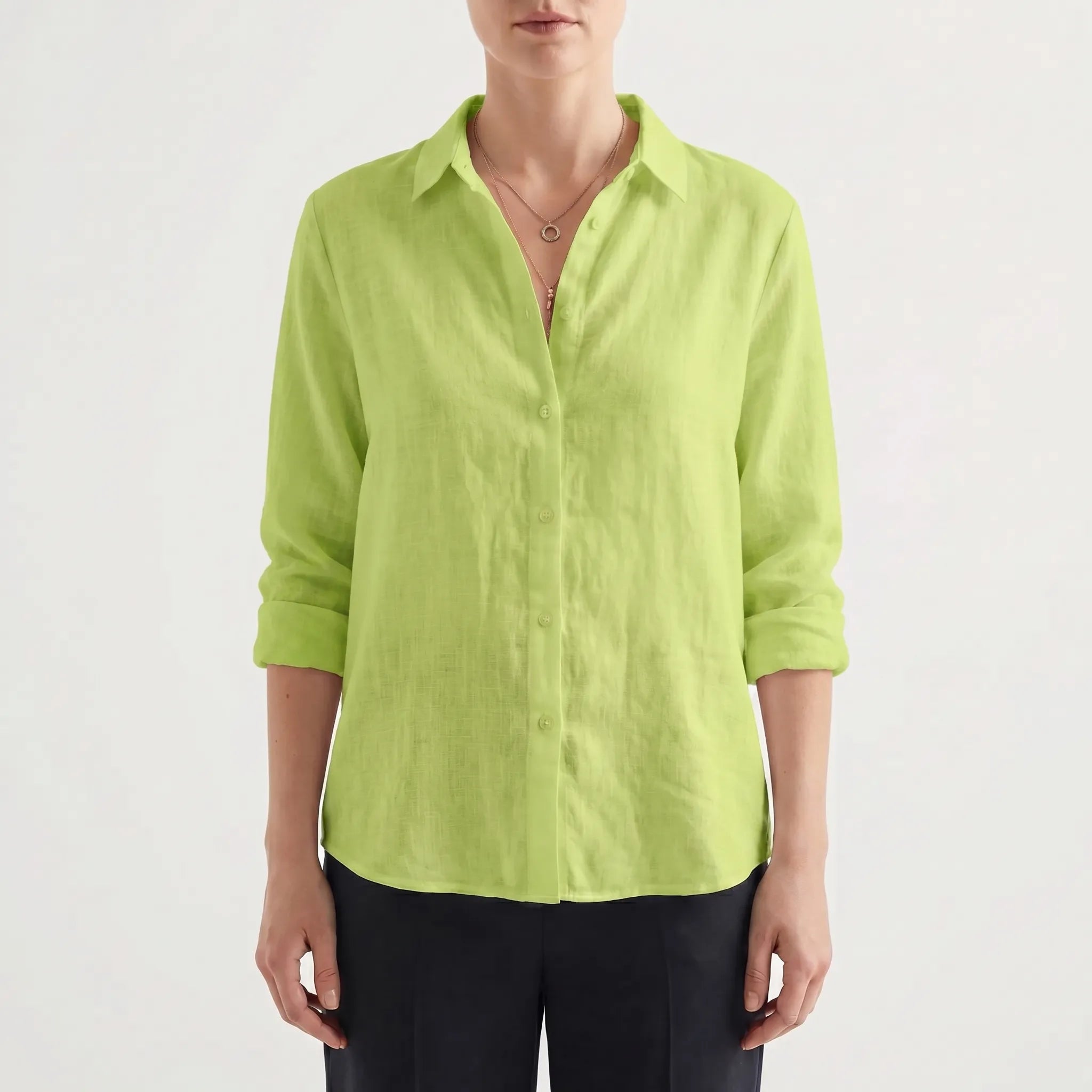 Summer Button Down Blouse