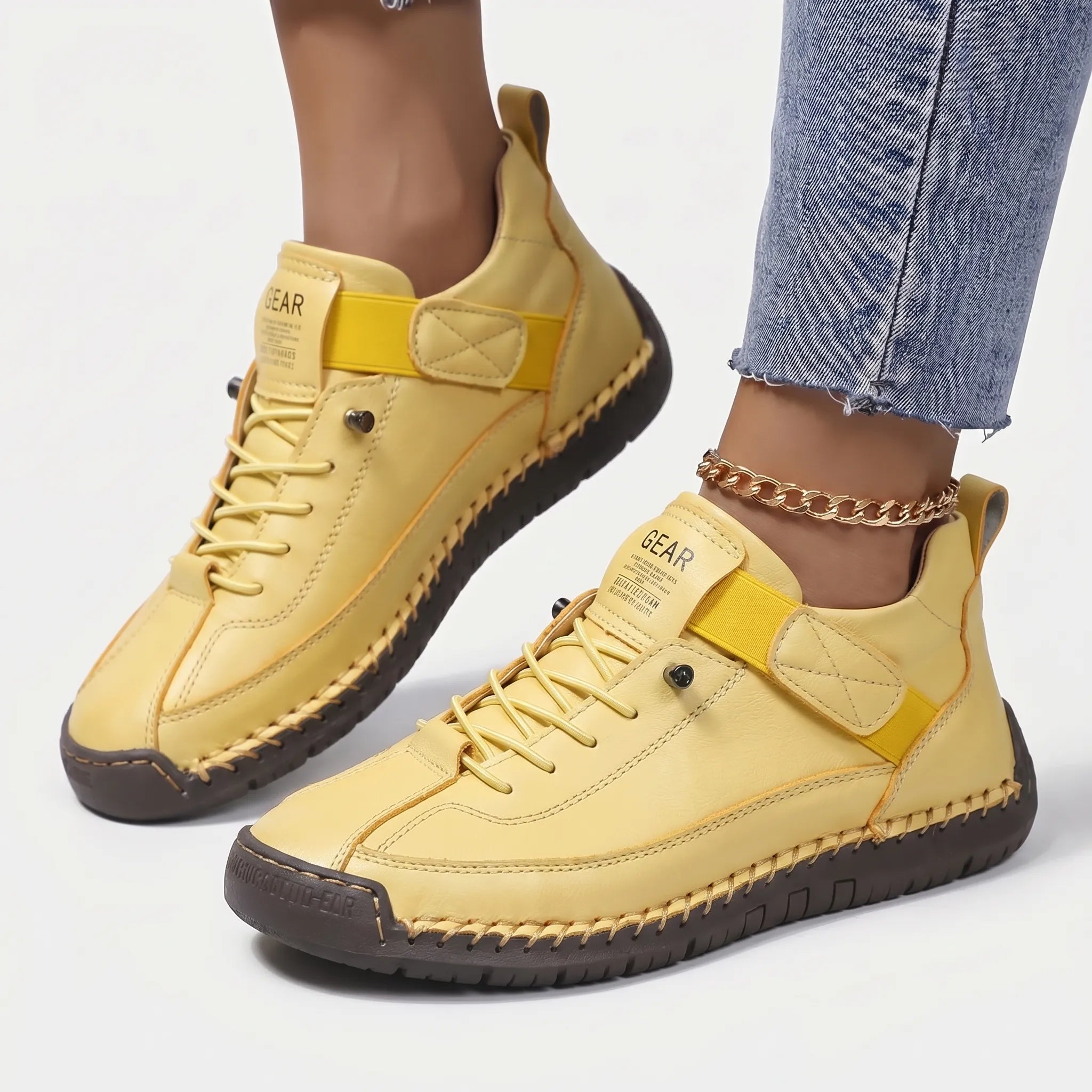 Lace Up Walking Sneakers
