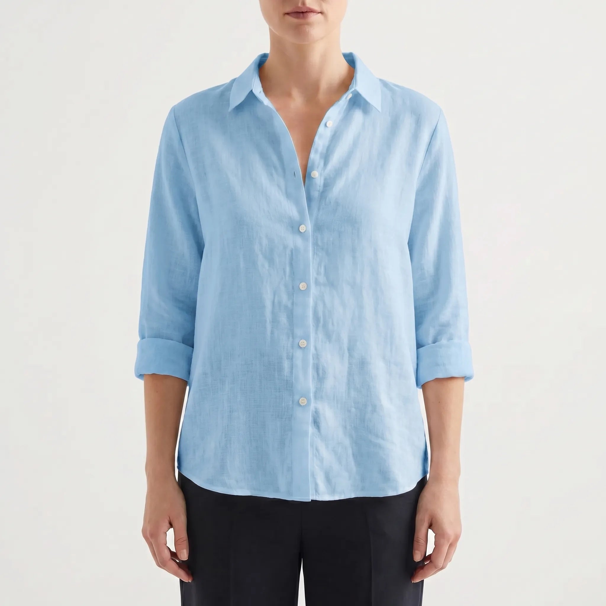 Summer Button Down Blouse