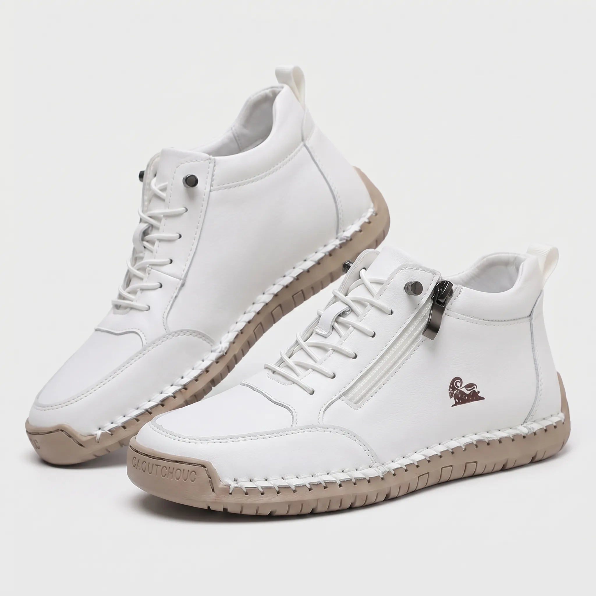 Zip Up Walking Sneakers