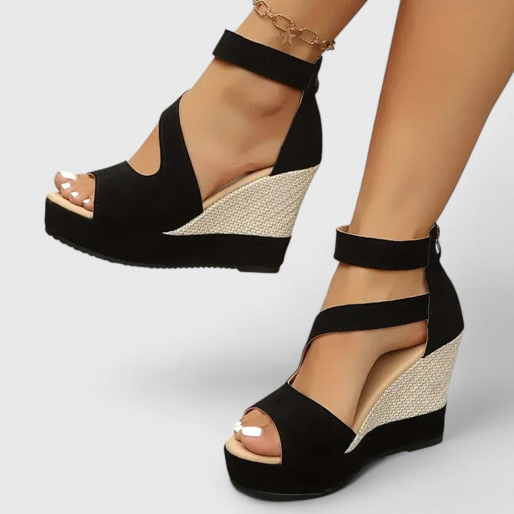 Women's Orthopedic Woven Wedge Sandals