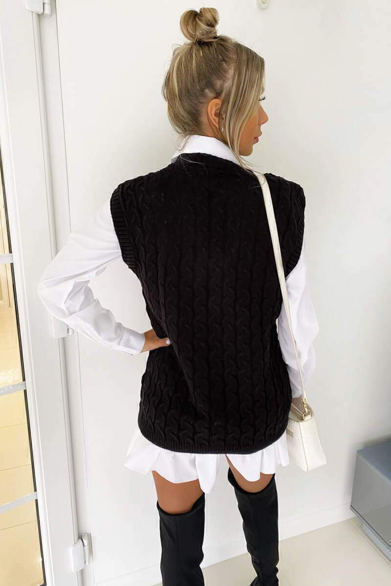 Women's Cable Knit Two-Piece Set