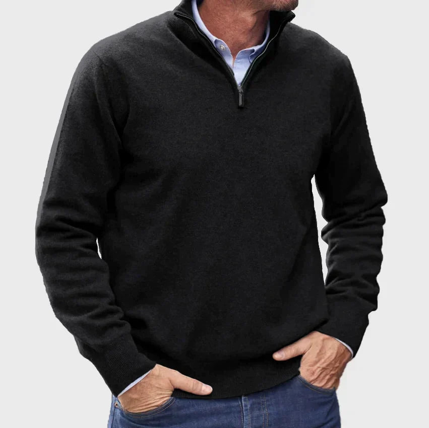 Men's Quarter-Zip Sweater