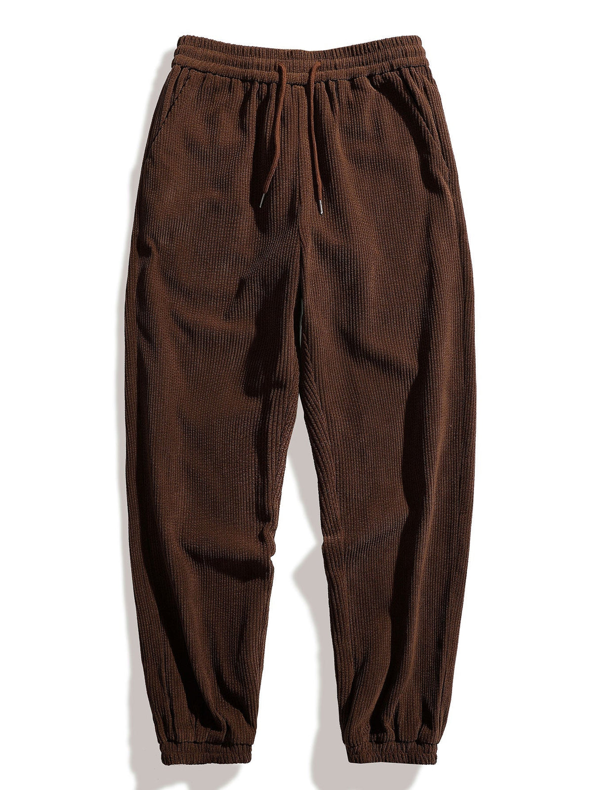 Men's Corduroy Button Shirt and Jogger Pants Set
