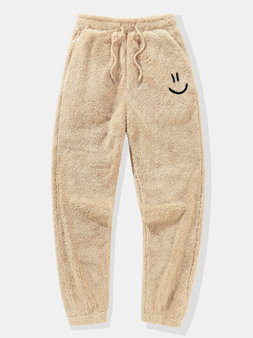 Men's Plush Teddy Fleece Hooded Jogger Set