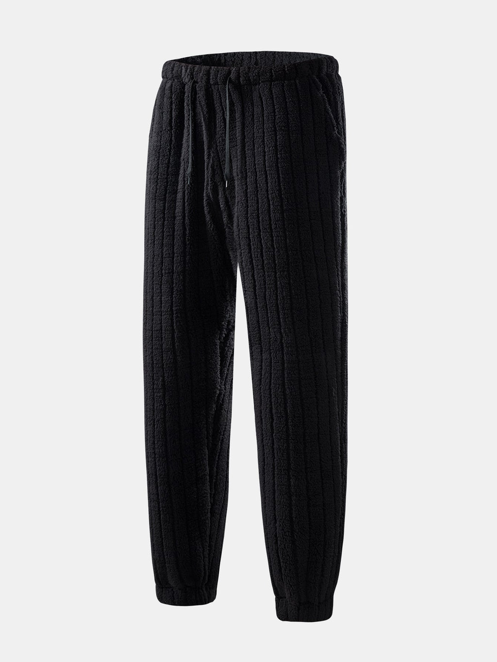 Men's Zip-Up Teddy Fleece Hoodie and Jogger Tracksuit