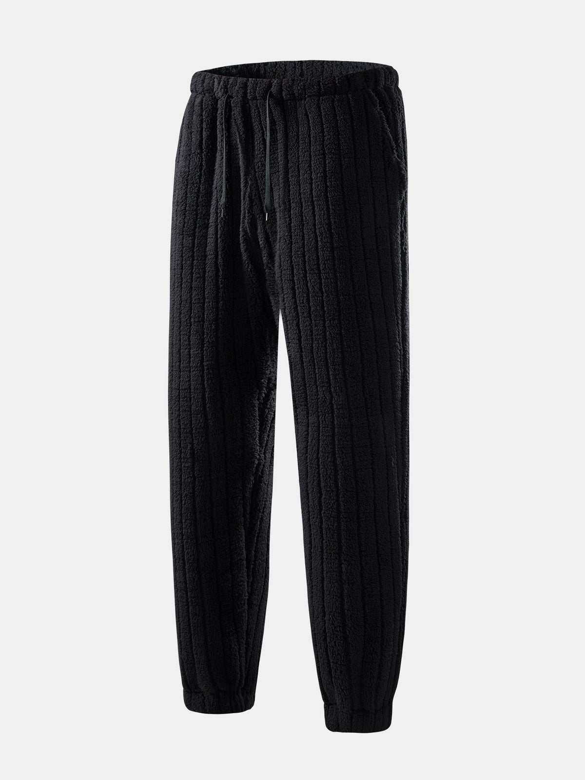 Men's Zip-Up Teddy Fleece Hoodie and Jogger Tracksuit
