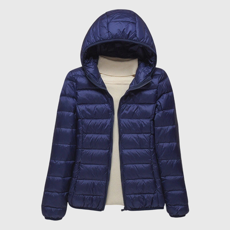 Women's Ultra-Light Hooded Quilted Jacket