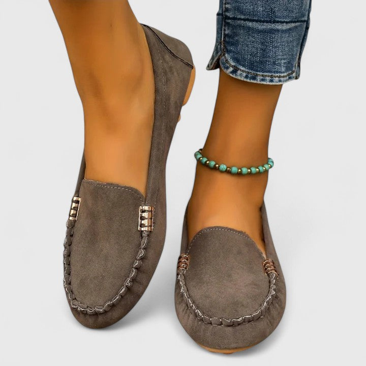 Women's Metal Accent Orthopedic Loafers