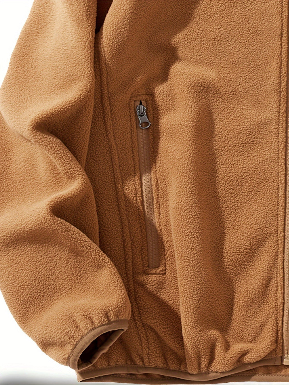Women's Rugged Full-Zip Jacket with Stand-Up Collar