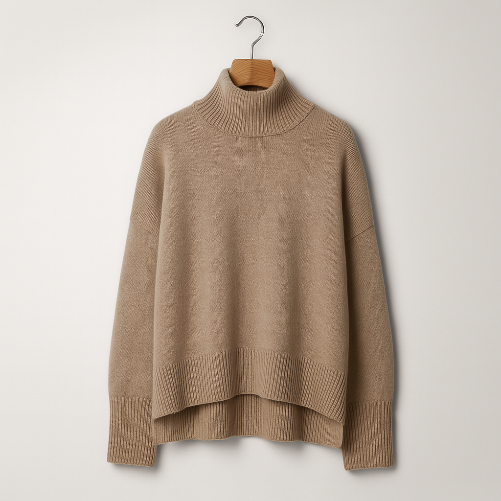 Women's Cashmere-Blend Roll-Neck Sweater