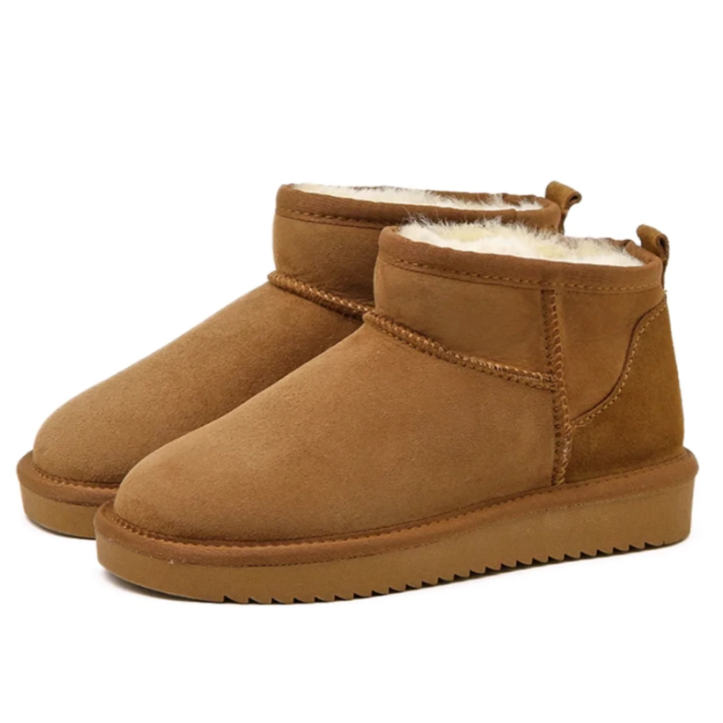 Women's Fleece-Lined Pull-On Ankle Boots