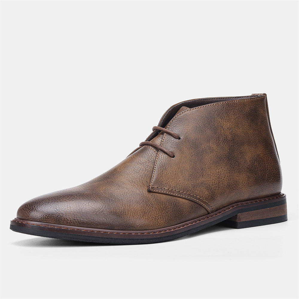 Men's Classic Vintage-Inspired Leather Boots