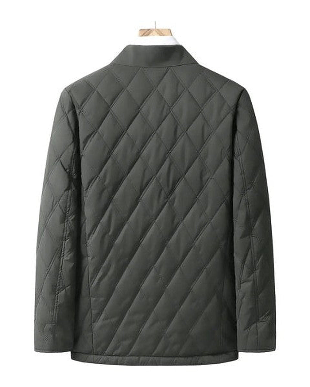 Men's Quilted Button-Front Field Jacket