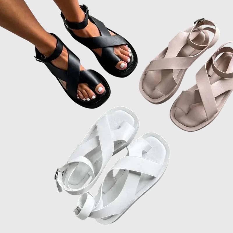 Women's Gladiator Orthopedic Sandals with Adjustable Straps