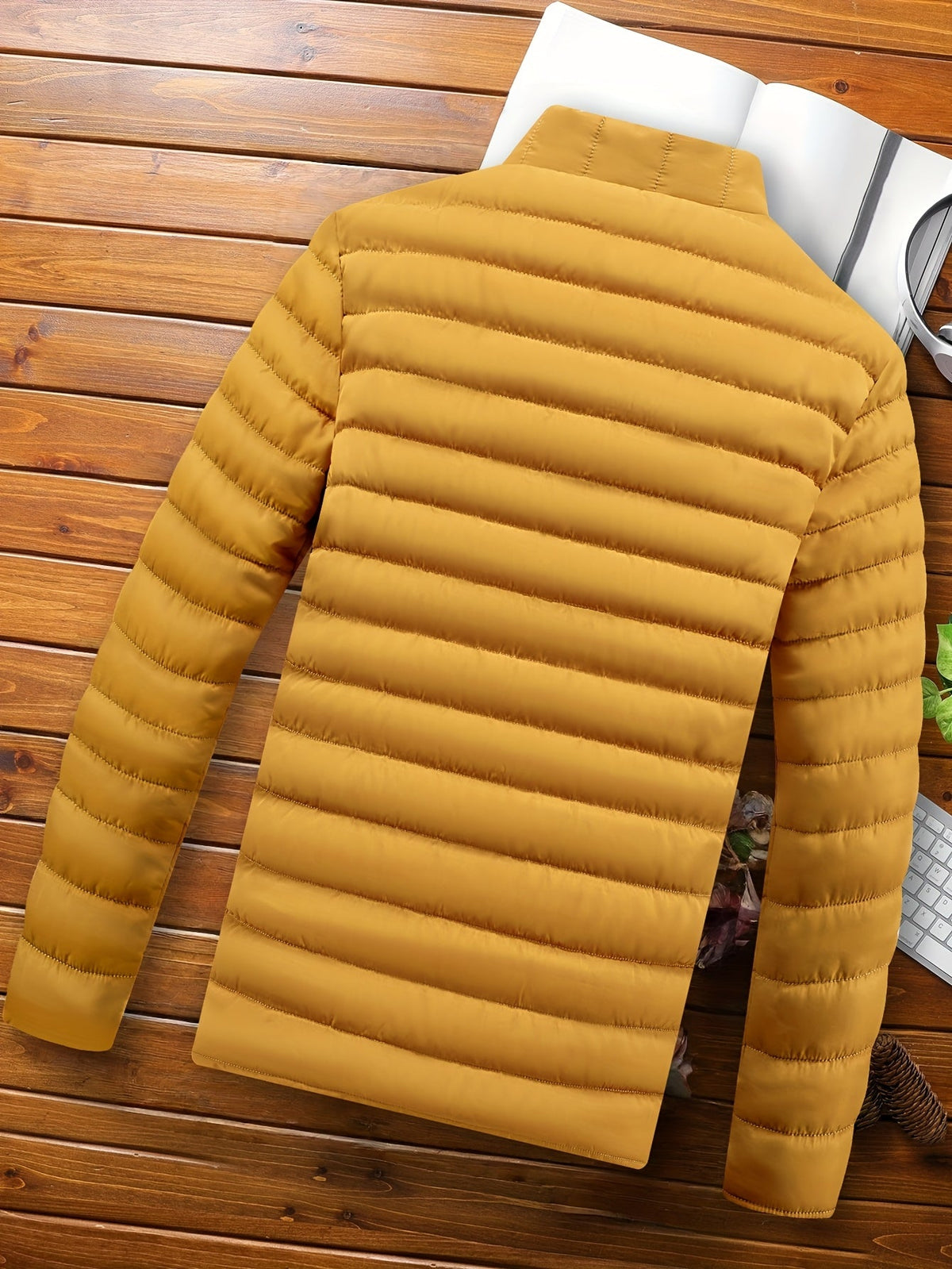 Men's Lightweight Quilted Jacket - Green