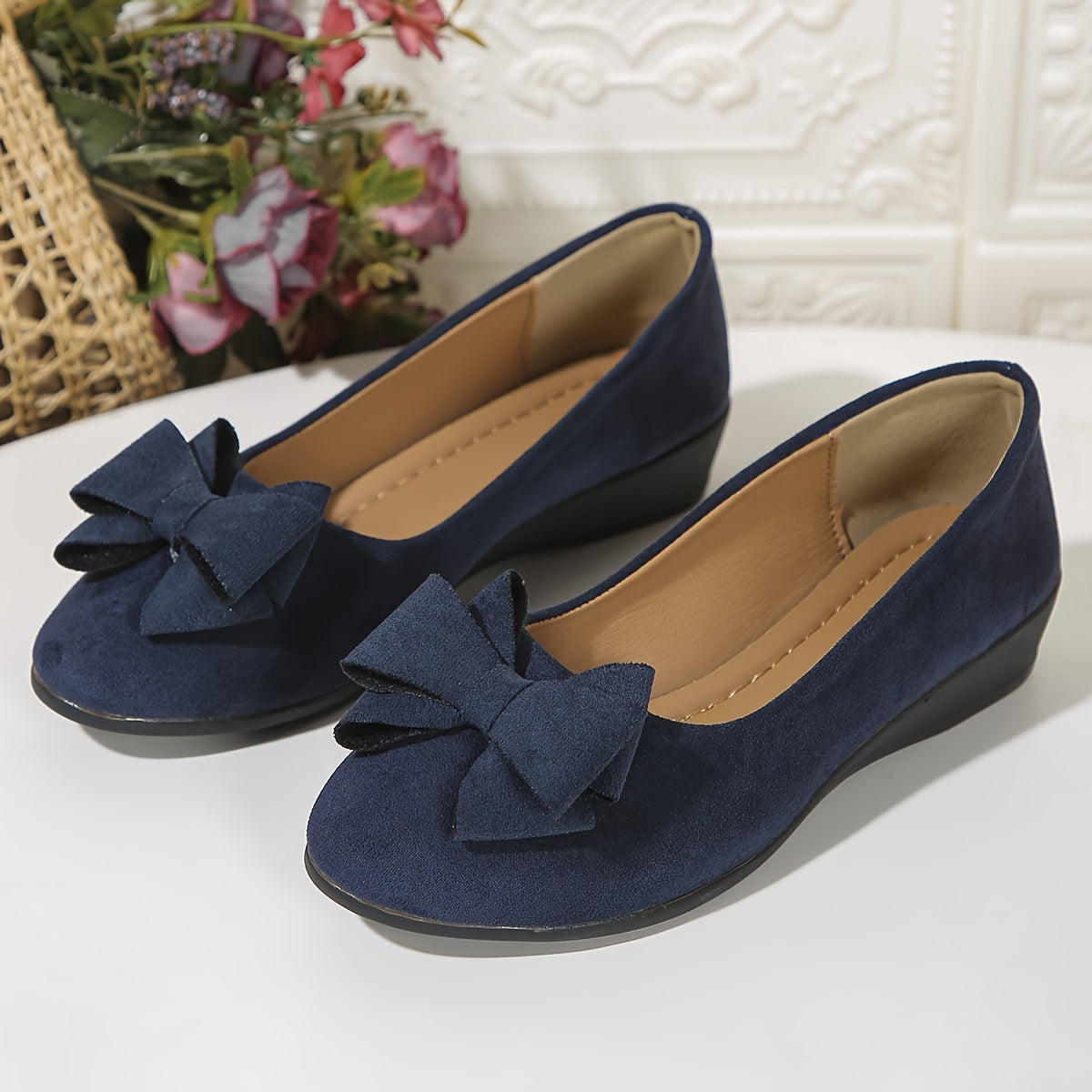 Women's Bow Detail Orthopedic Flats