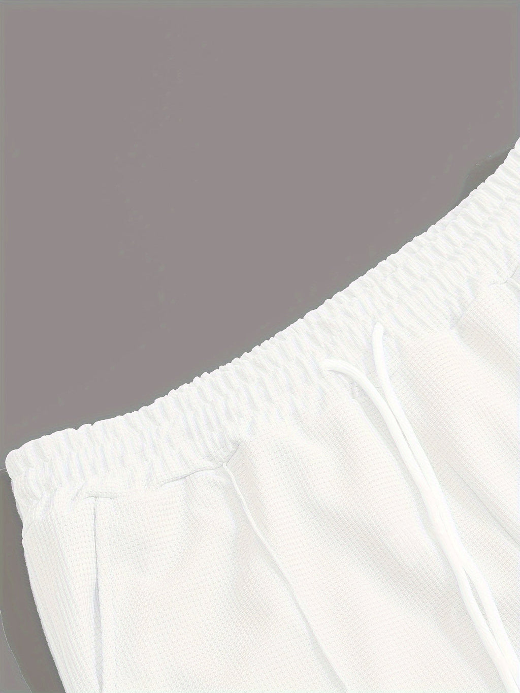 Men's Relaxed Textured Two-Piece Set