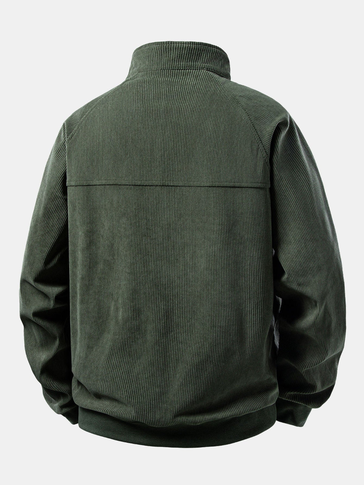 Men's Corduroy Quarter-Zip Raglan Sweatshirt