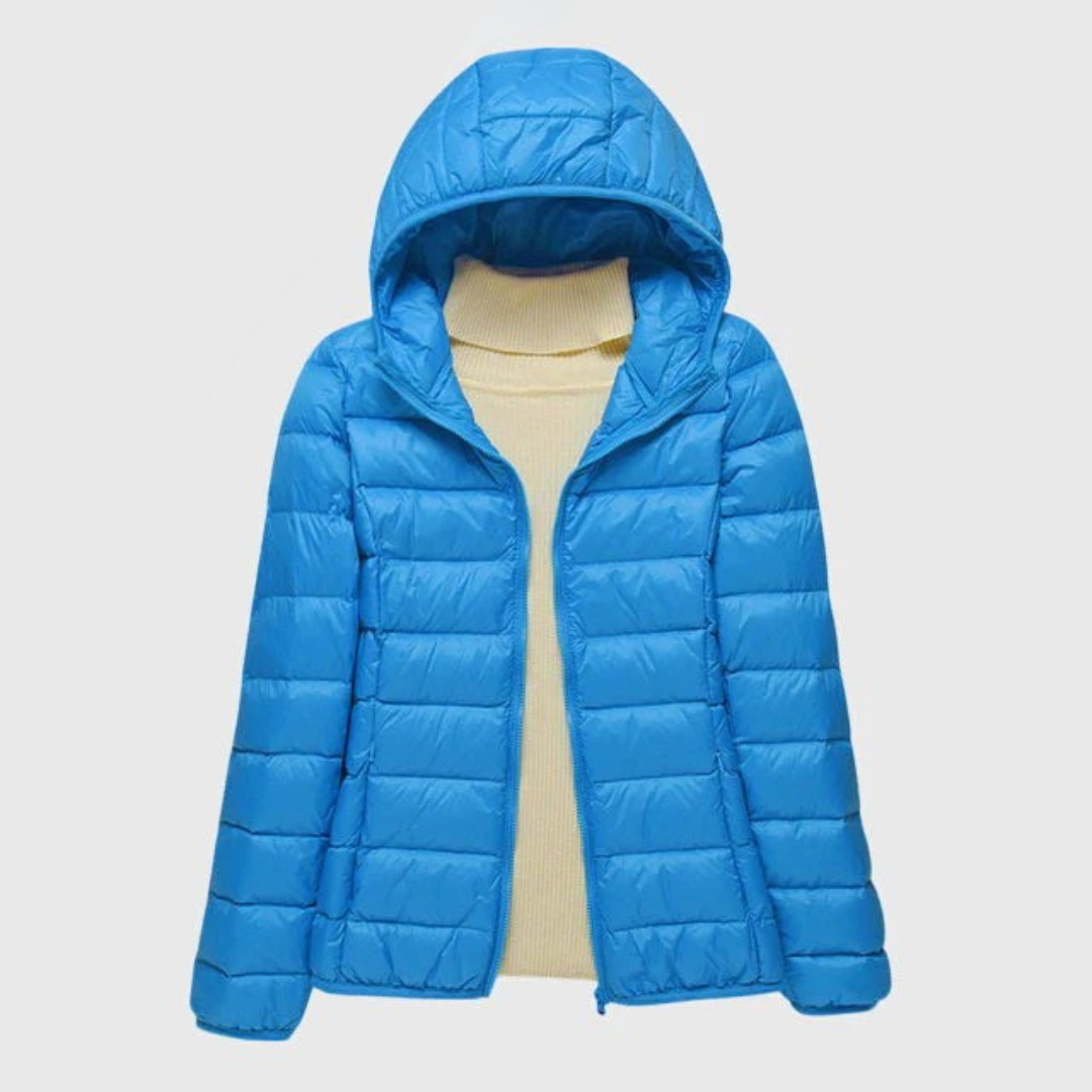 Women's Ultra-Light Hooded Quilted Jacket