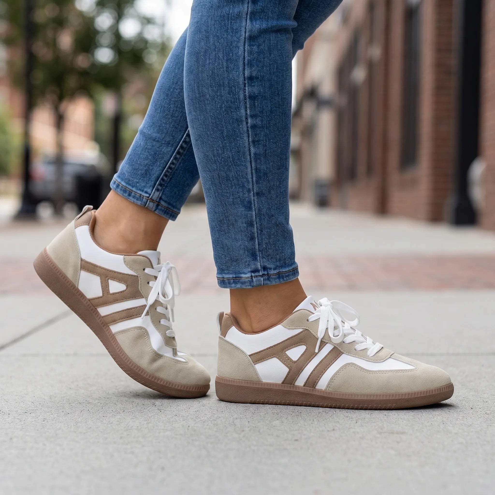 Retro Lace Up Sneakers