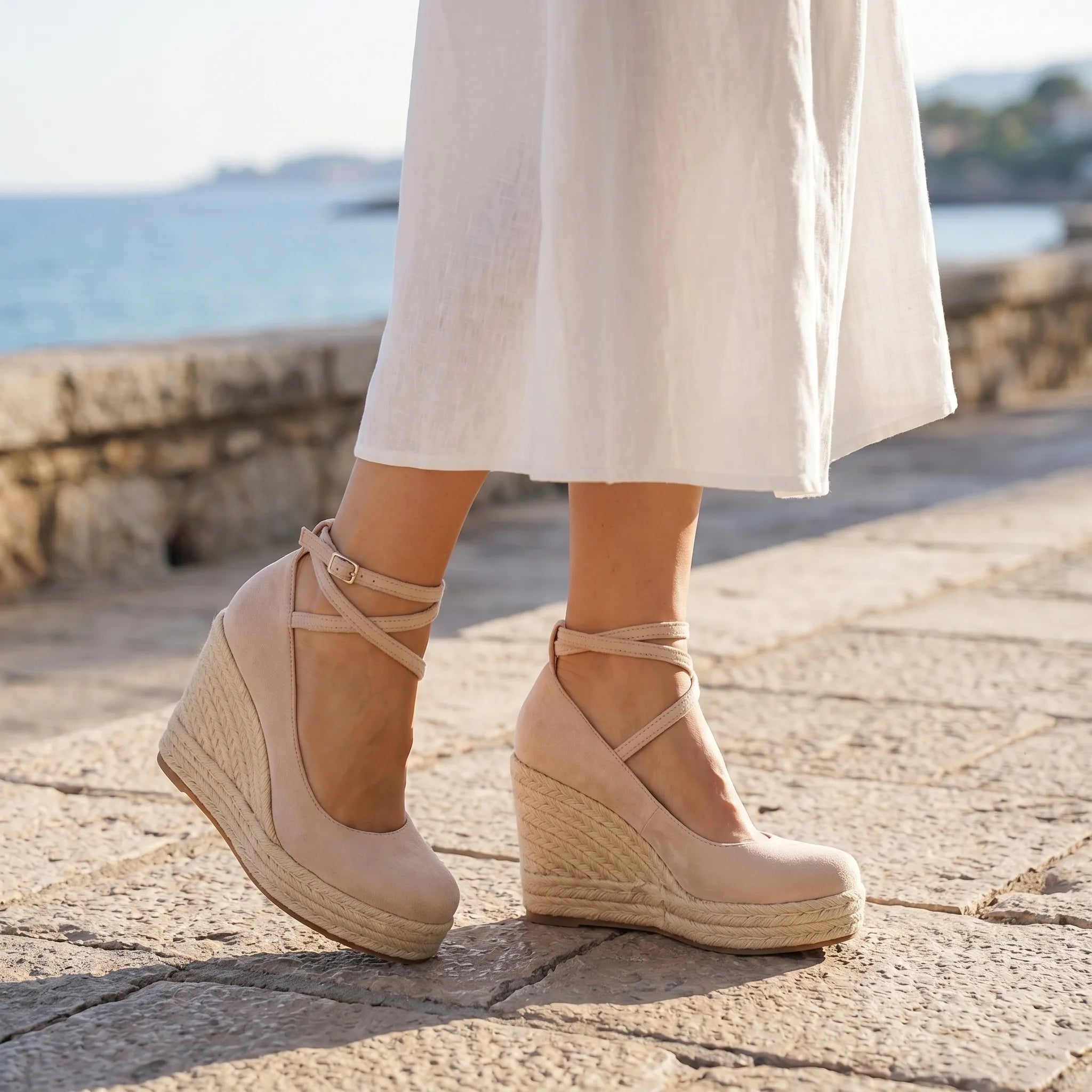 Espadrille Wedge Heels
