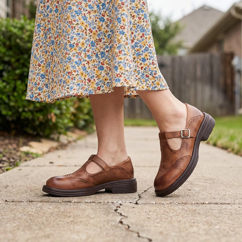 Brogue Mary Jane Shoes