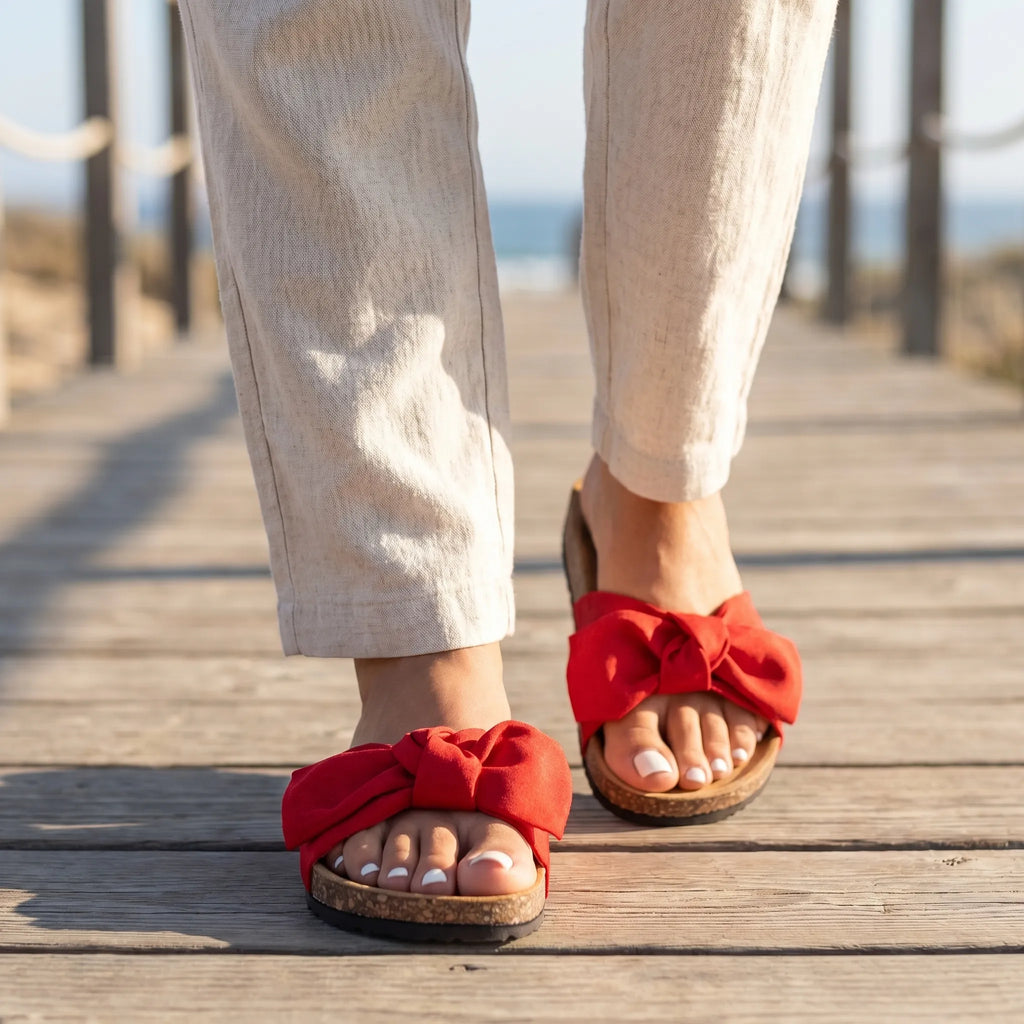Bow Slide Sandals