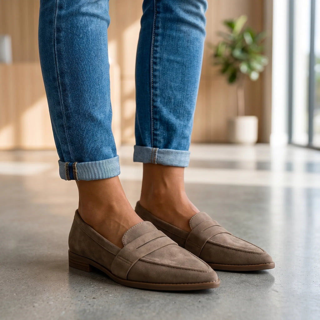 Pointed Toe Work Loafers