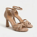 Woven Strappy Heel Sandals