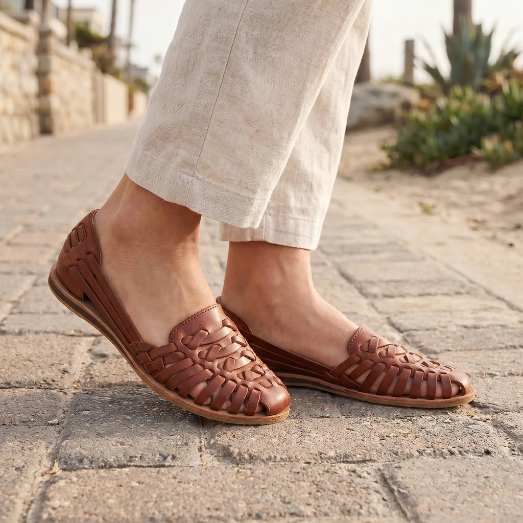 Woven Flat Sandals