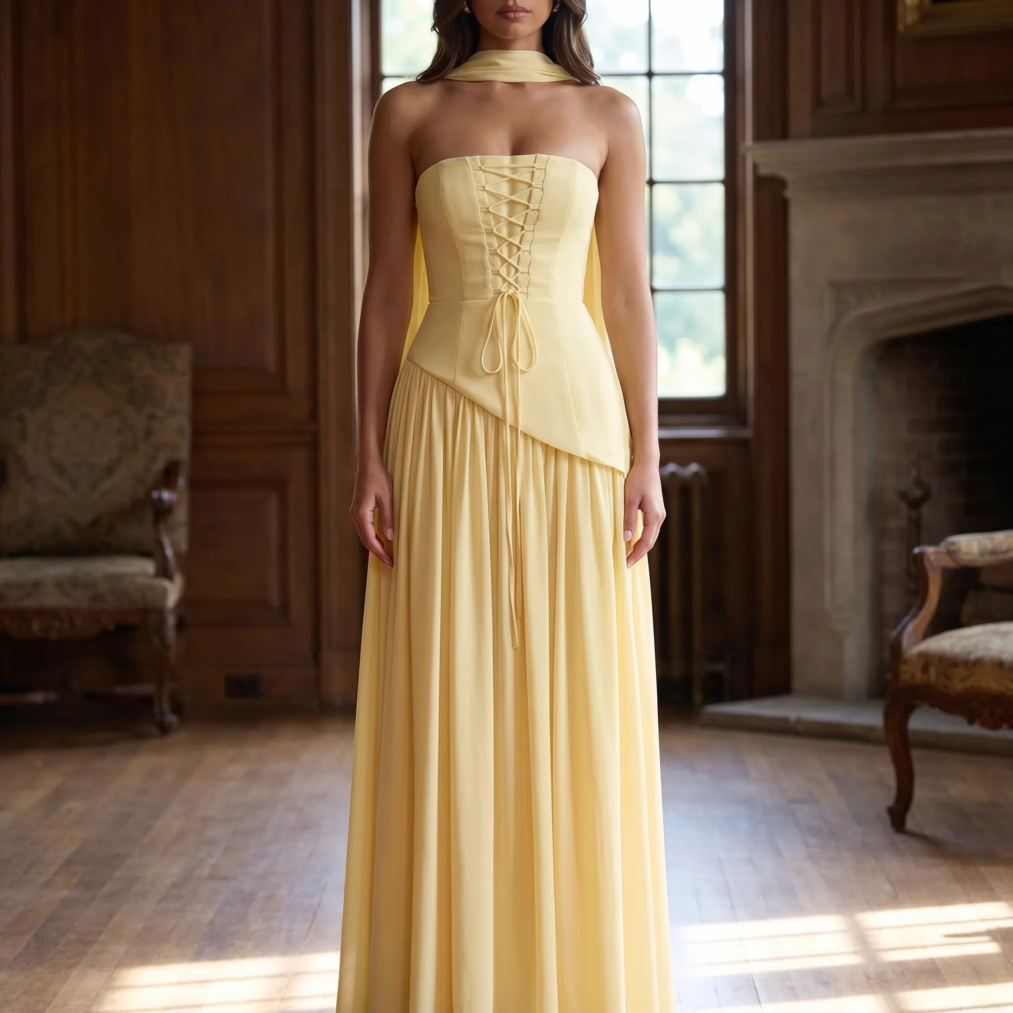 Strapless High-Low Maxi Dress – Russo Apparel