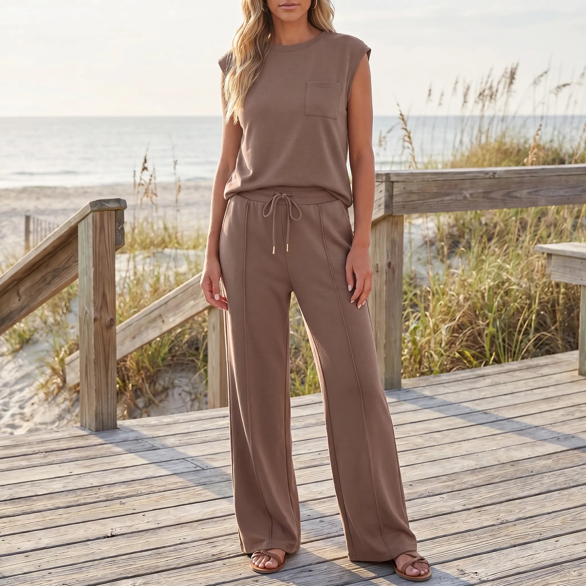 Women's Top and Pants Set