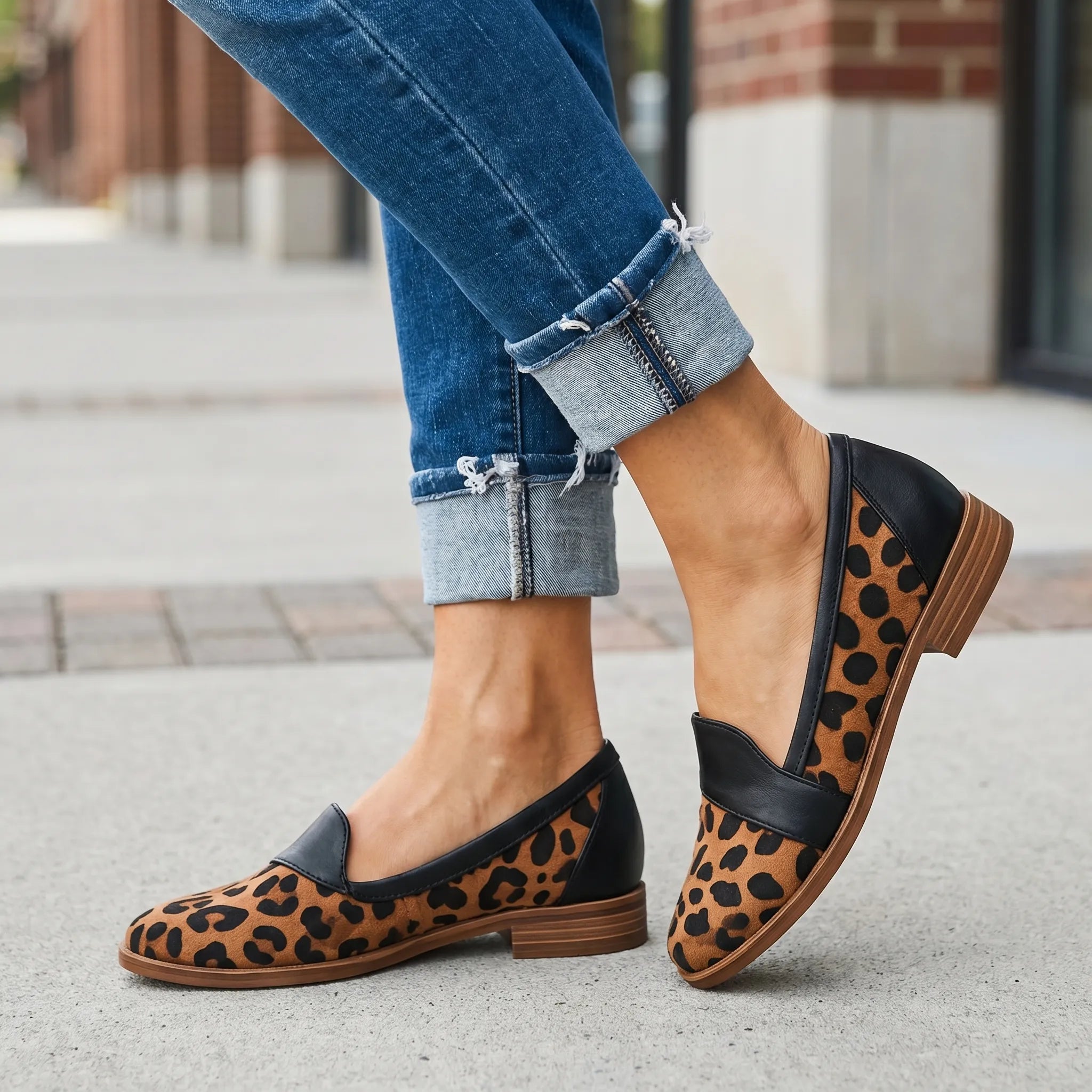 Pointed Toe Slip-On Loafers