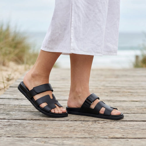 Adjustable Strap Slide Sandals