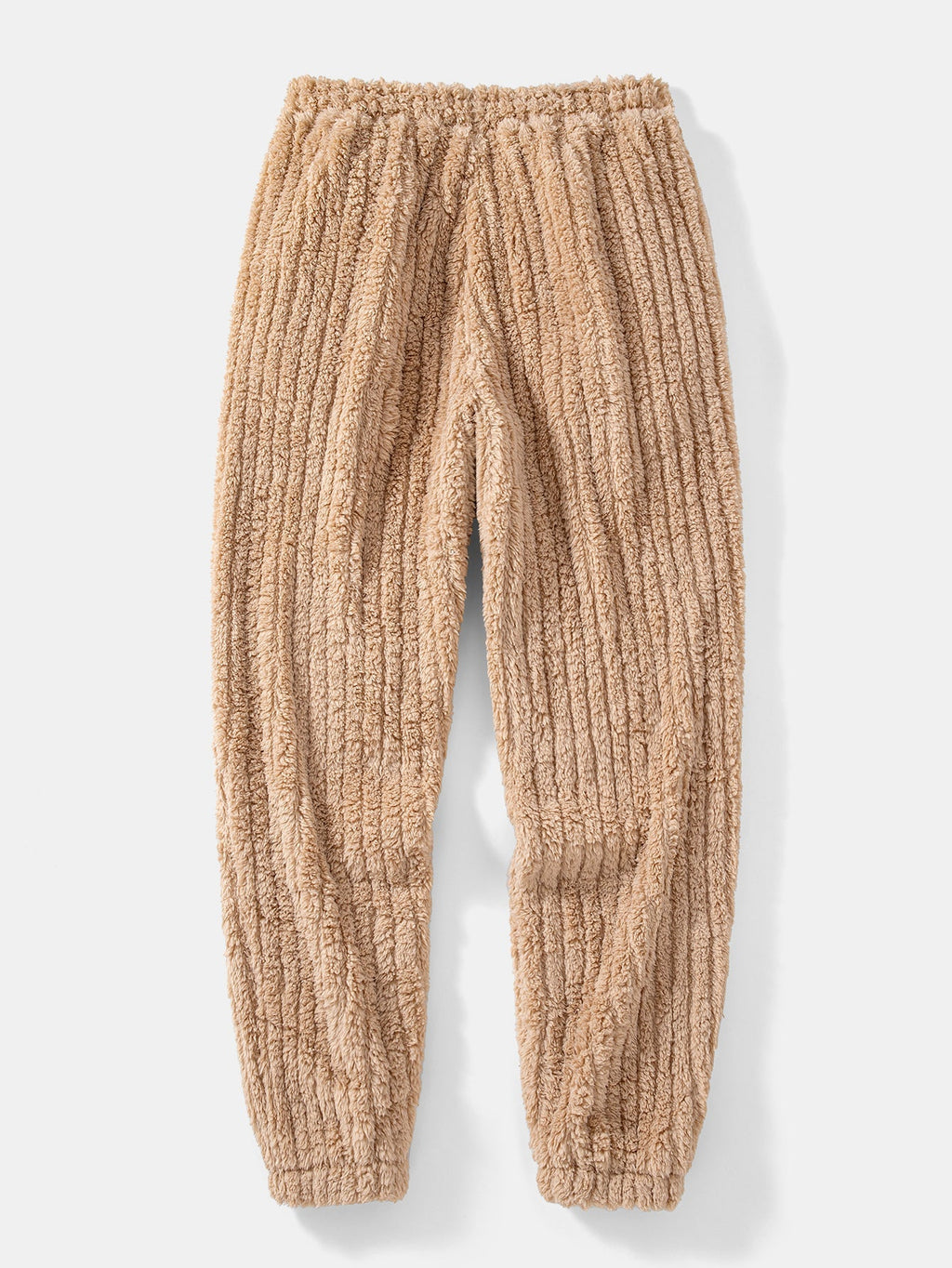 Men's Ribbed Teddy Pullover Hoodie and Jogger Set