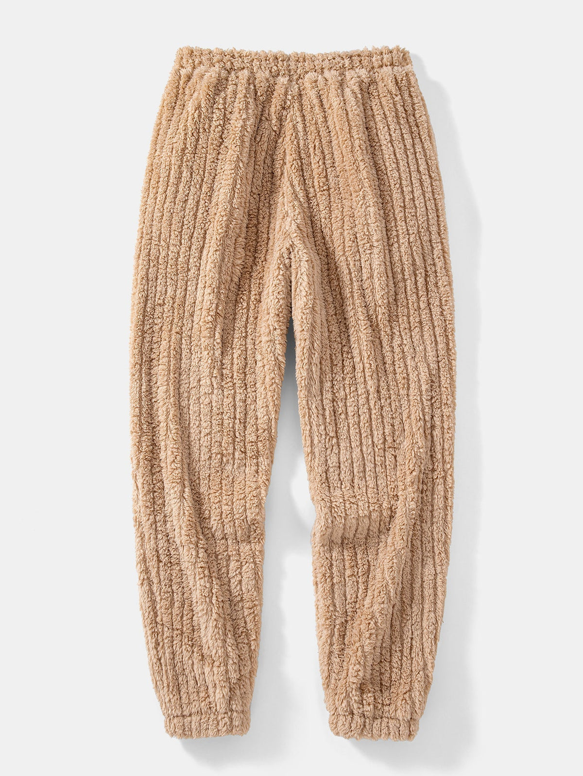Men's Ribbed Teddy Pullover Hoodie and Jogger Set