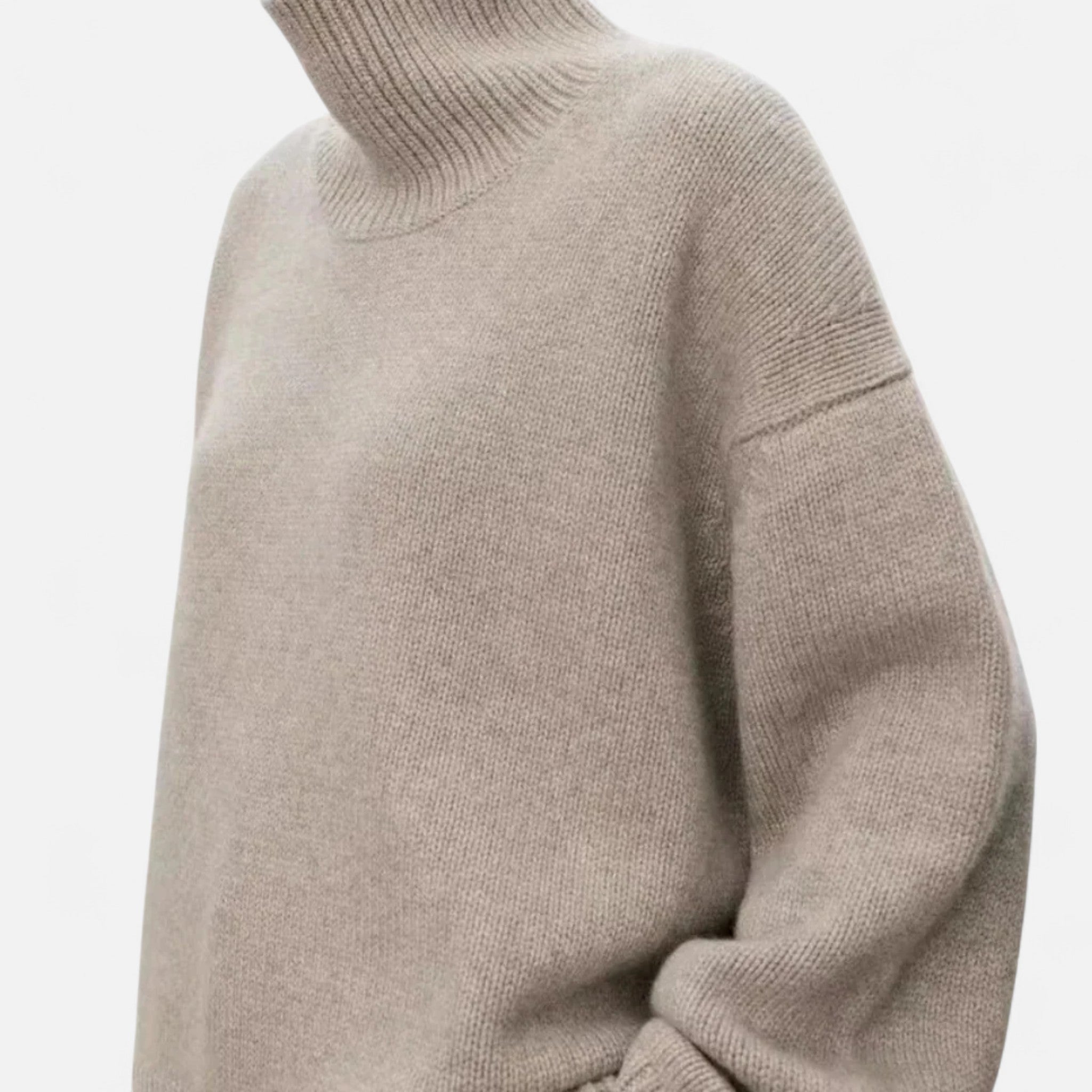 Women's Wool Turtleneck Sweater
