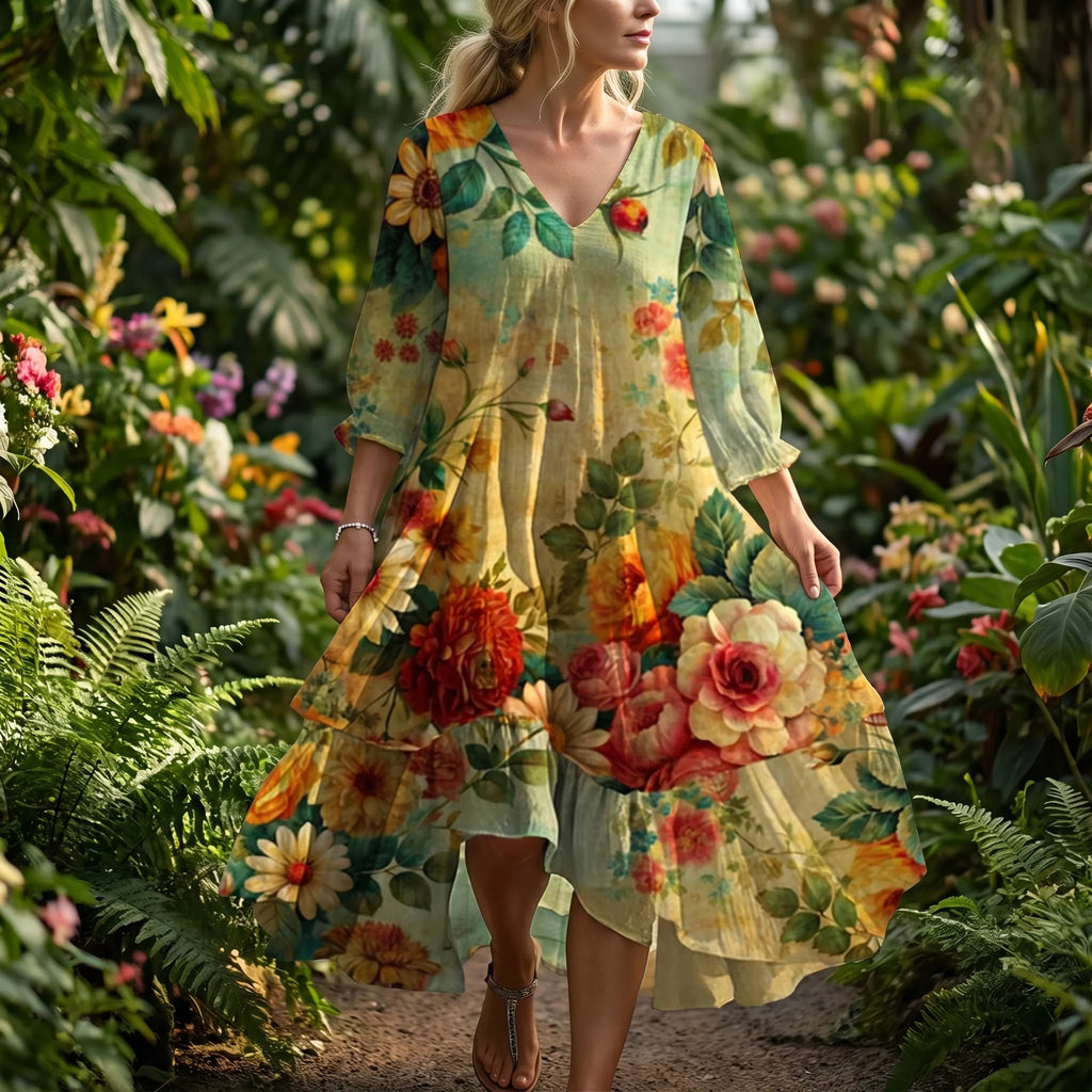 Floral Boho Maxi Dress