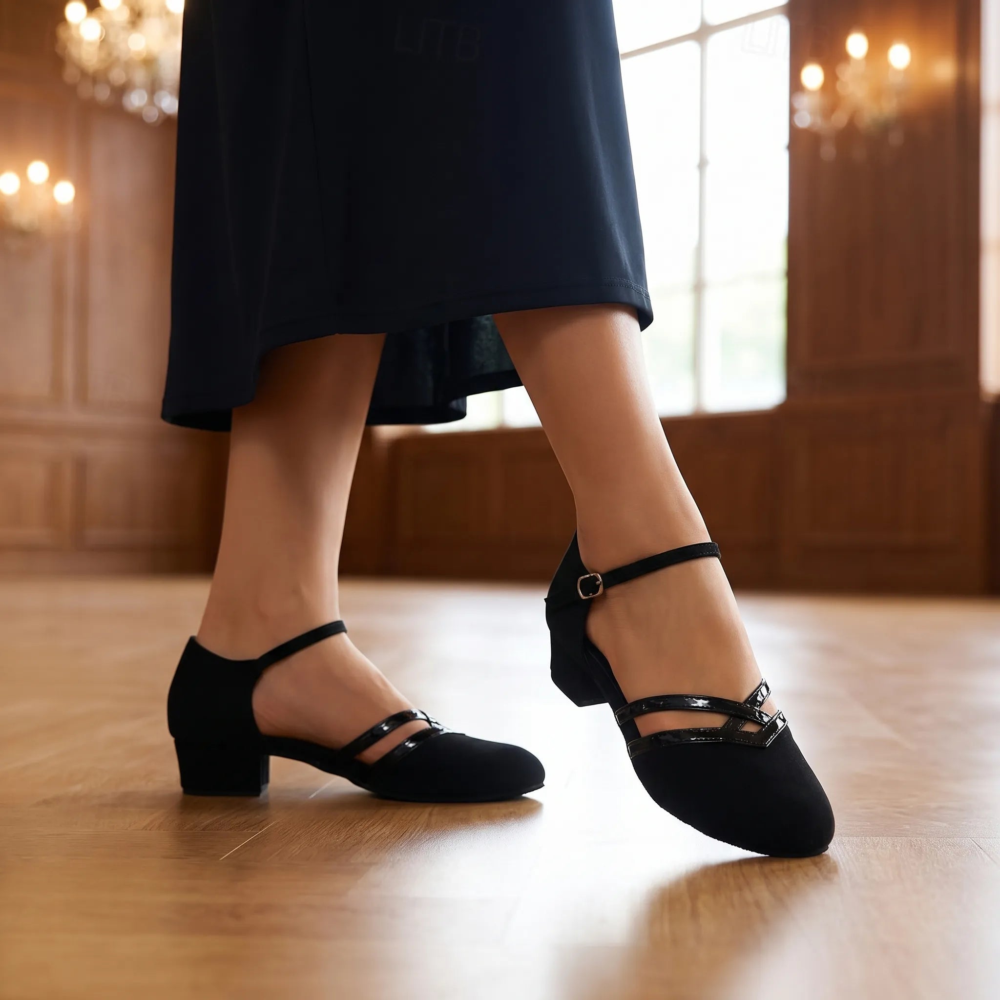 Ankle Strap Dance Heels