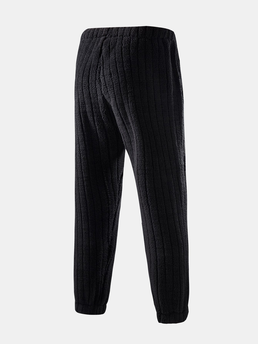 Men's Zip-Up Teddy Fleece Hoodie and Jogger Tracksuit