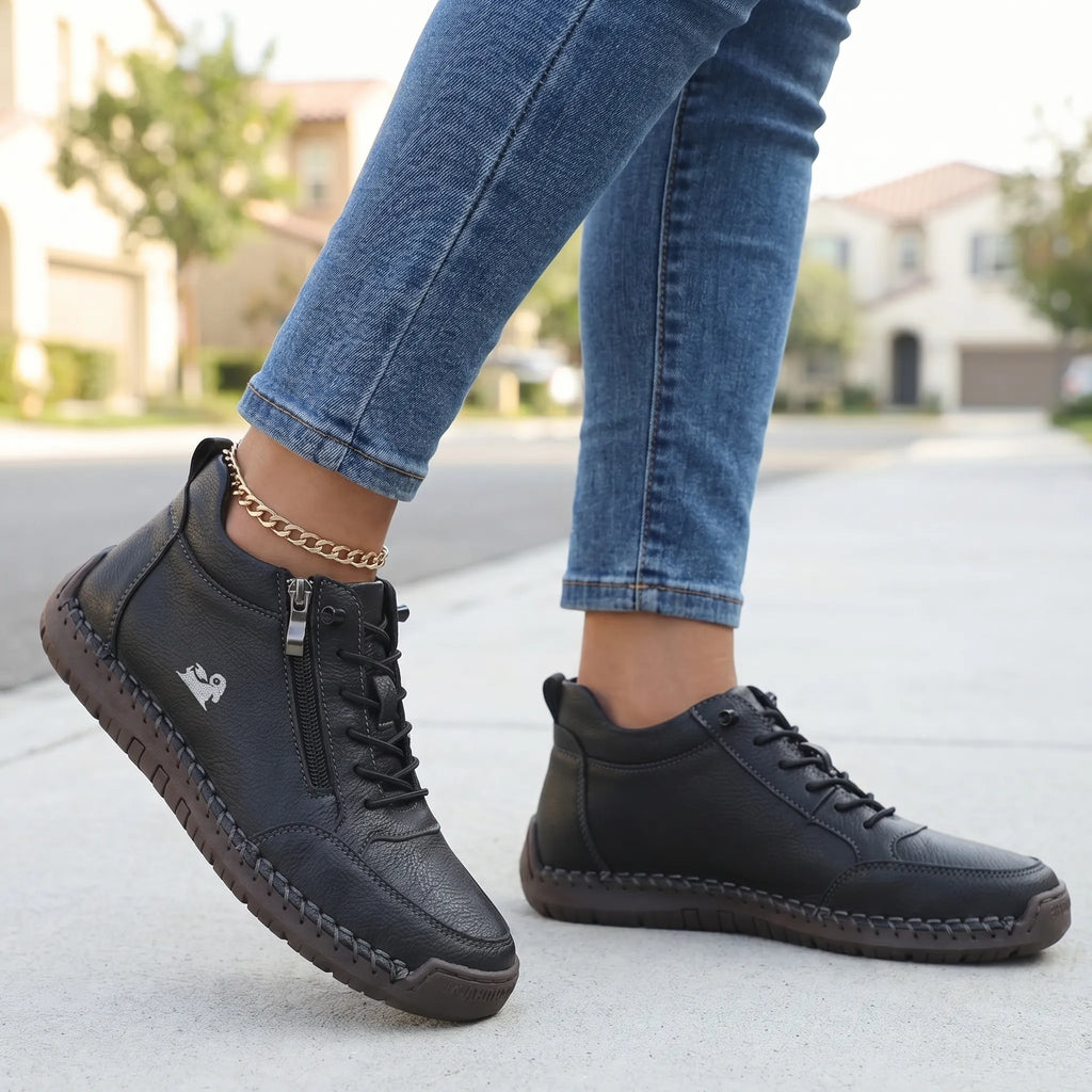 Zip Up Walking Sneakers