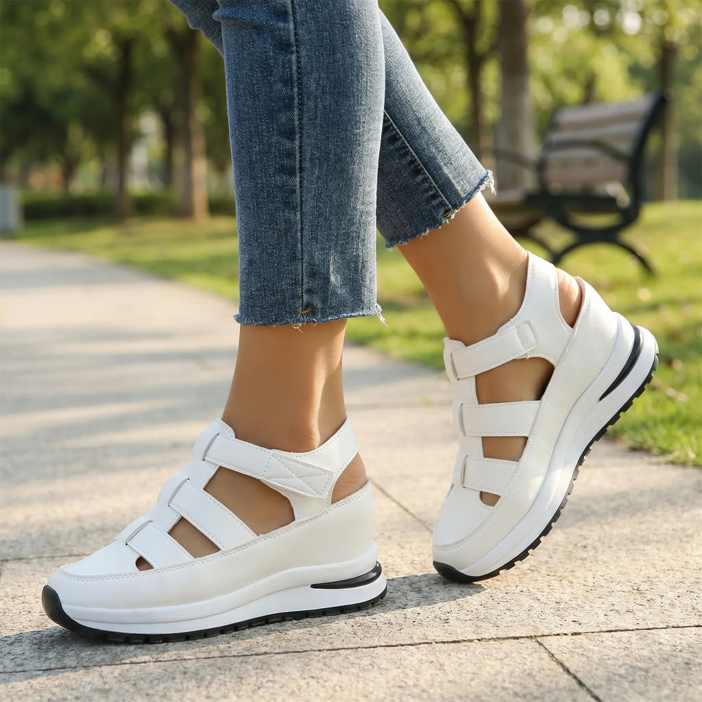 Cutout Platform Sneaker Sandals