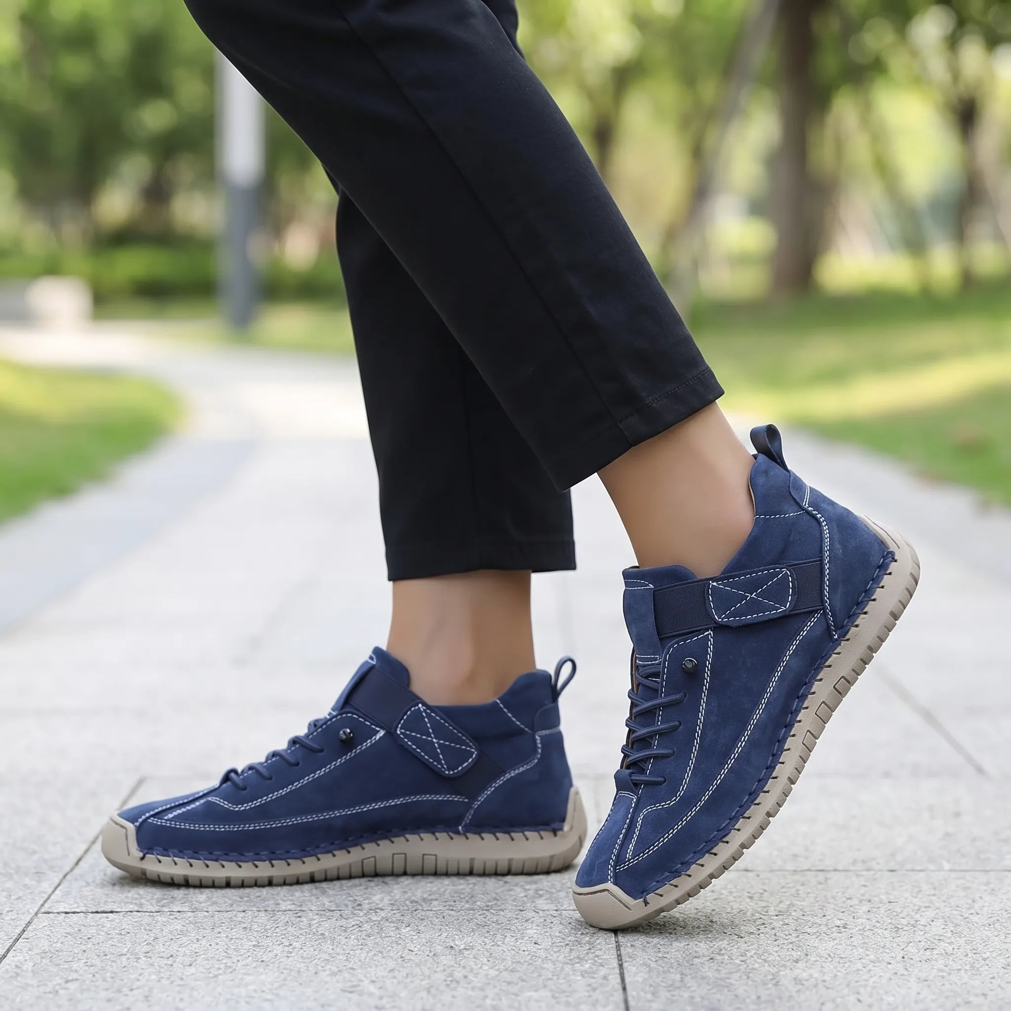 Lace Up Walking Sneakers